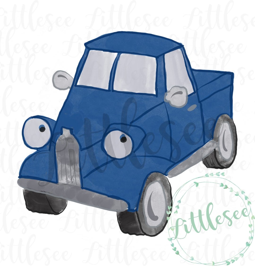 Printable Little Blue Truck Clipart Free Printable
