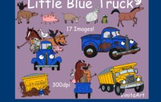 Little Blue Truck Storybook Clipart Digital Download Etsy