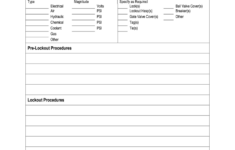 Lockout Tagout Procedure Template Excel Fill Out Sign Online DocHub
