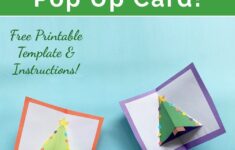 Make A Homemade Christmas Tree Pop Up Card Twin Cities Frugal Mom