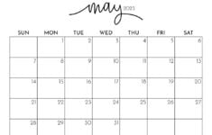 May 2023 Calendars 50 FREE Printables Printabulls
