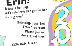 Meghily s Oh The Places You ll Go Graduation Invite Graduation Invitations Template Graduation Party Invitations Templates Graduation Invitations