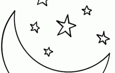 Moon And Stars Coloring Pages Printable Coloring Home