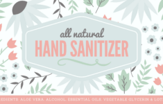 Natural Hand Sanitizer Label FREE Printable With Full Recipe