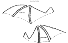 NB1 Great Spined Dragon Wing Templates