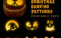 Nightmare Before Christmas Jack o lantern Pumpkin Carving Etsy de