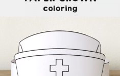 Nurse Hat Paper Crown Printable Coloring Craft Made By Teachers