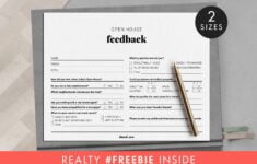 Offenes Haus Feedback Form G ste Feedback Form Open House Etsy de