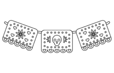 Papel Picado Coloring Page Free Printable Coloring Pages