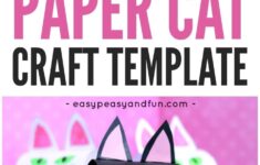 Paper Cat Craft Template Easy Peasy And Fun