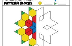 Pattern Block Mats free Printable The Activity Mom