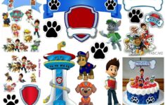 Paw Patrol Birthday Party Free Printable Cake Toppers Oh My Fiesta In E Paw Patrol Party Decorations Paw Patrol Birthday Cake Boys Paw Patrol Cake Toppers