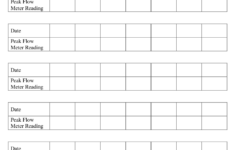 Peak Flow Meter Patient Log Template Download Printable PDF Templateroller