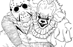 Pennywise And Jason Coloring Pages Pennywise Coloring Pages Coloring Pages For Kids And Adults