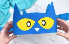 Pete The Cat Headband Craft Free Template