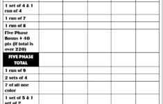 Phase Ten Score Card Phase Ten Scoresheet Phase Ten Score Etsy de