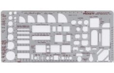 Pickett House Plan Fixtures Template 1 4 Scale Tiger Supplies