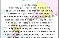 Pin By Jessie Snider On All About The Kids Letter To Teacher Graduation Book Teacher Signs