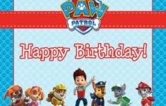 Pin By Ronit Chernizky On Fiesta Paw Patrol Paw Patrol Birthday Card Paw Patrol Birthday Party Paw Patrol Birthday