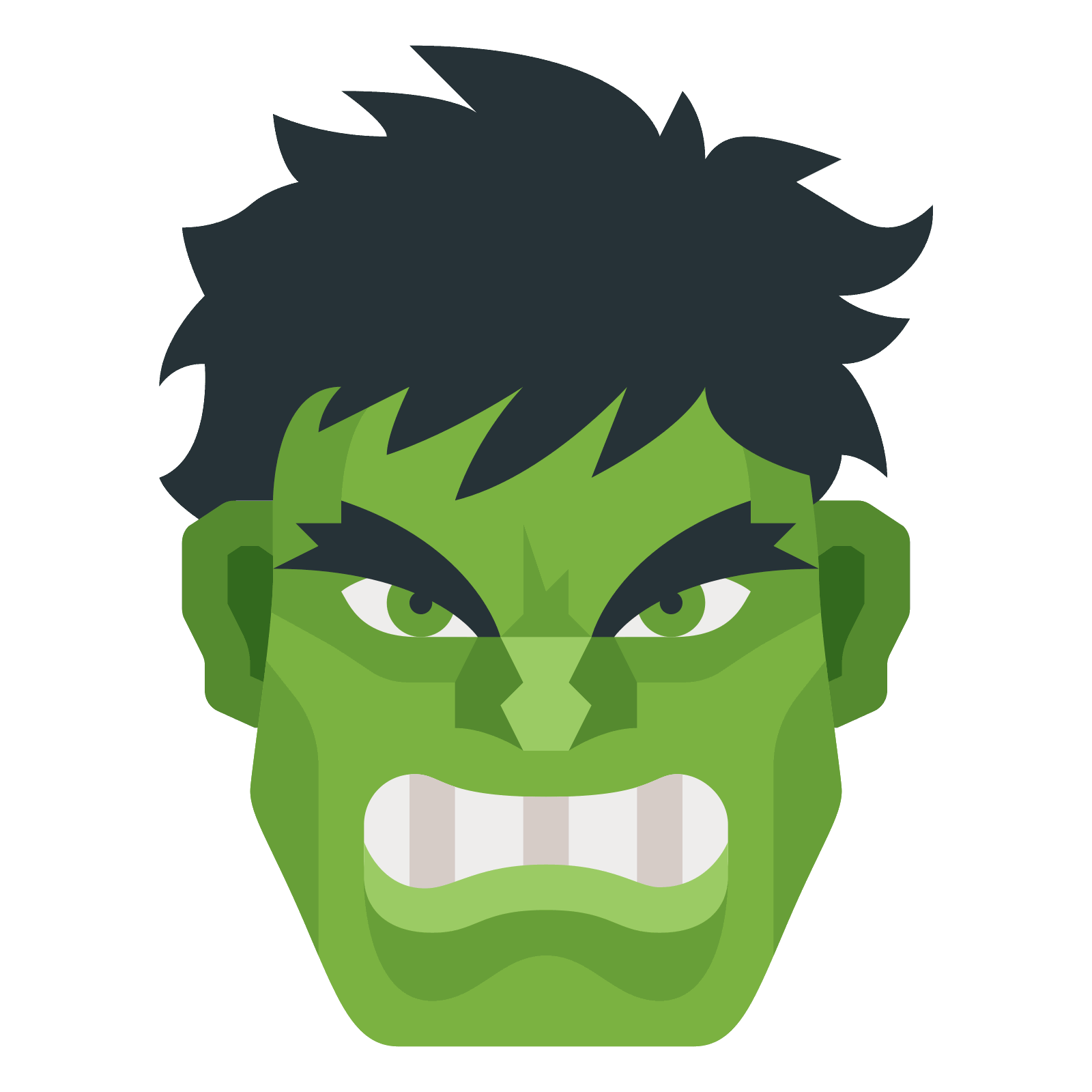 Printable Hulk Face Free Printable