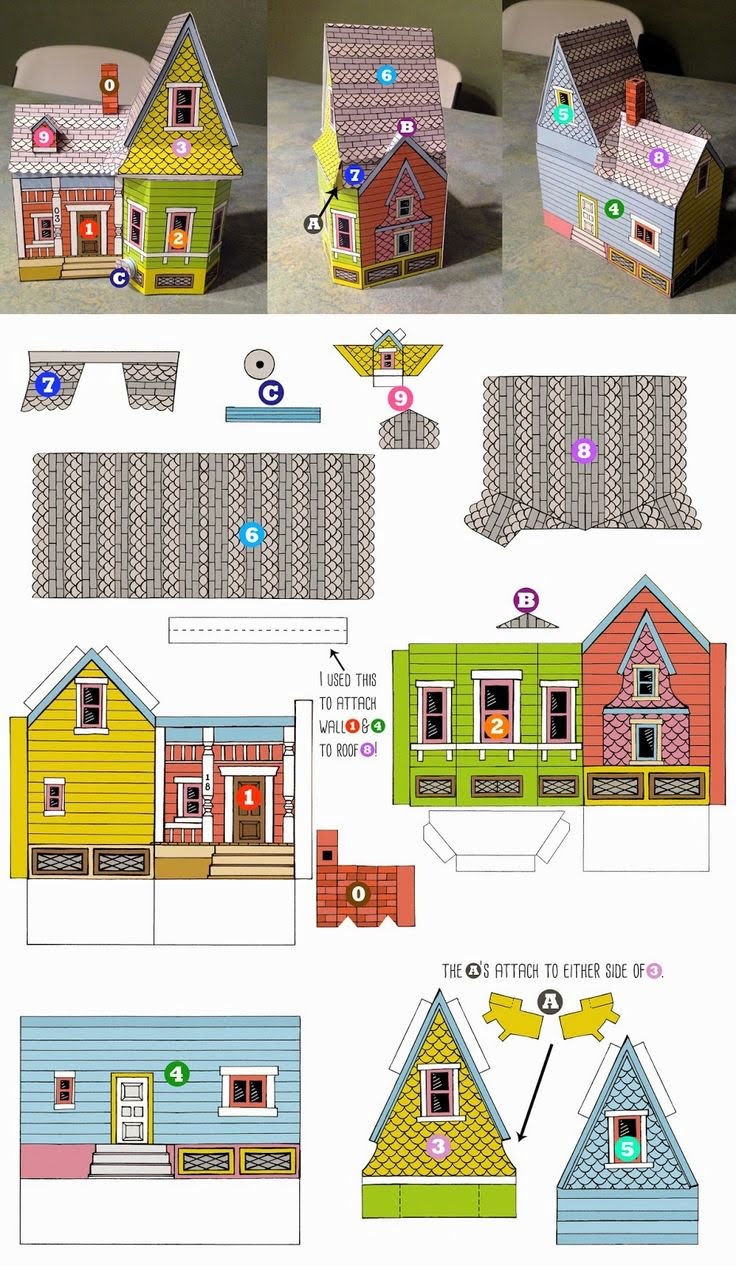 Up House With Balloons Printable Template Free Printable