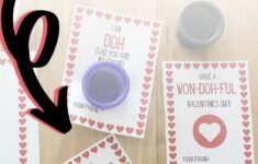 Play Doh Valentines Cards Free Printable Celebrating With Kids