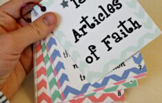 Pocket Sized Articles Of Faith Cards Eat Pray Create