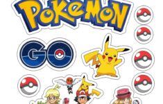 Pokemon Free Printable Cake Toppers Bolos Pokemon Tema Pokemon Festa De Anivers rio Pokemon