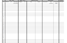 Pool Chemical Log Sheet Excel
