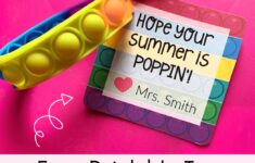 Poppin Summer Gift Tag Teaching Mama