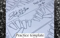 Practice Template Long Coffin DIGITAL DOWNLOAD Print Your Etsy Australia