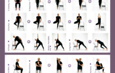 Printable Chair Yoga Exercises For Seniors Chair Pose Yoga Yoga For Seniors Chair Yoga