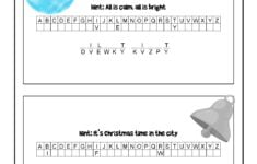 Printable Christmas Cryptogram Puzzles Woo Jr Kids Activities Children s Publishing