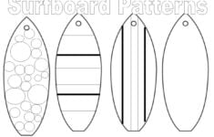 Printable Coloring Page Of Surf Board Coloring Home