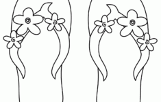 Printable Coloring Pages Flip Flops Coloring Home