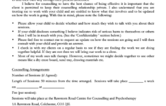 Printable Counselling Contract Template Fill Out Sign Online DocHub