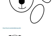 Printable Dog Patterns With Simple Shapes For Kids Crafts FeltMagnet