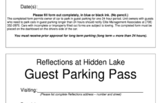Printable Guest Parking Pass Fill Out Sign Online DocHub