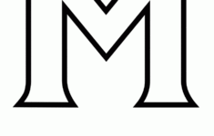 Printable Letter M Stencil Template Letter Stencils To Print Large Letter Stencils Letter Stencils