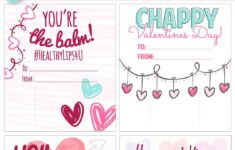 Printable Lip Balm Valentine Cards Create Your Lip Balm Valentines Valentines Cards Valentines For Kids Chapstick Valentine