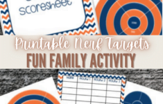 Printable Nerf Targets Fun Family Activity Wondermom Wannabe