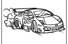 Printable Race Car Coloring Pages Updated 2022