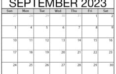 Printable September 2023 Calendar Templates With Holidays FREE