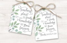 PRINTABLE Teacher Appreciation Gift Tags Teacher Thank You Etsy de