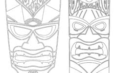 Printable Totem Pole Drawing Templates Totem Pole Totem Pole Drawing Totem