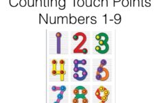 Printable Touchpoint Numbers Touch Math Touch Point Math Kids Math Worksheets