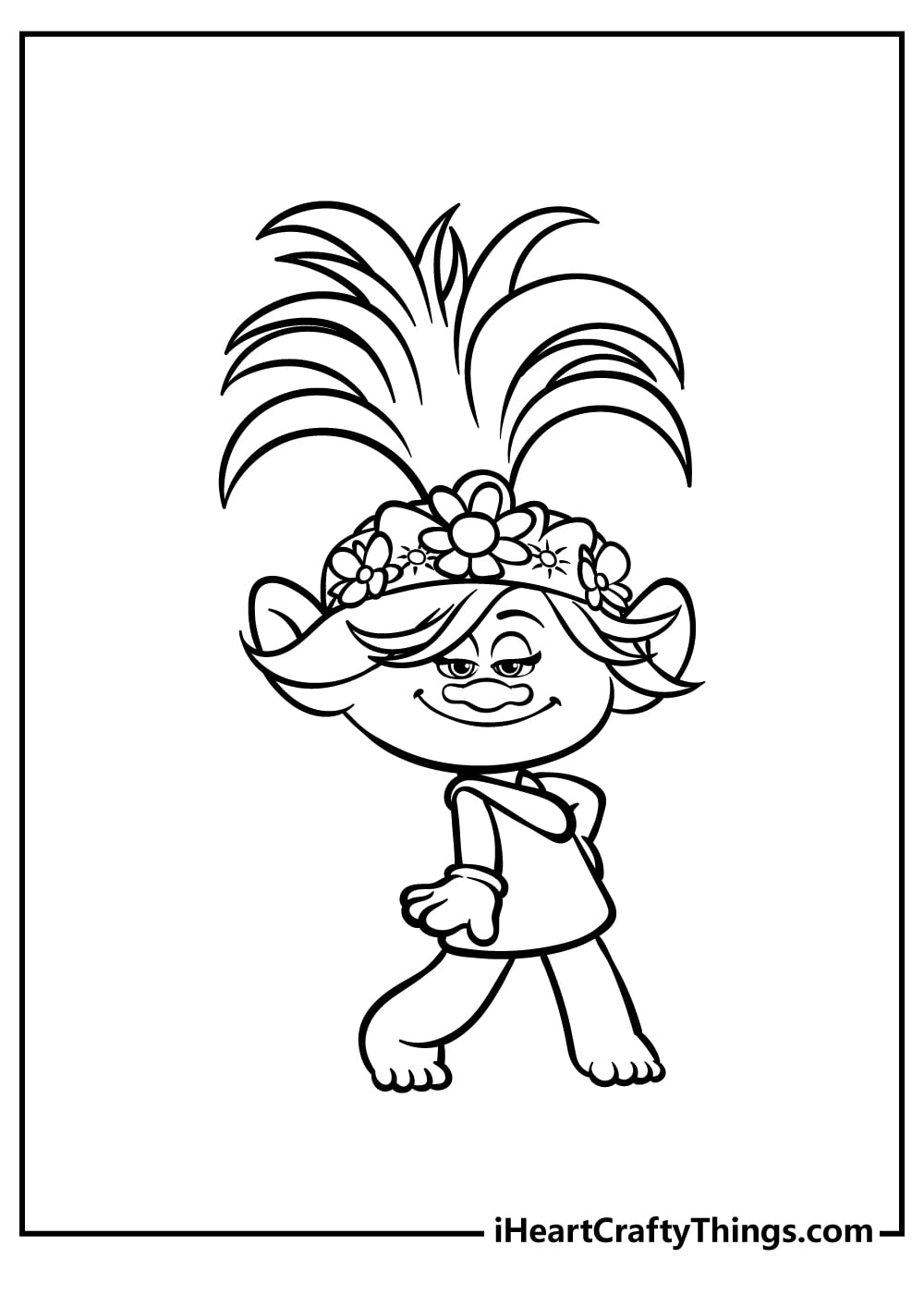 Printable Troll Coloring Pages Updated 2022 - Free Printable
