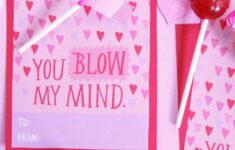 Printable Valentine s Day Card Blow Pop Printable Valentines Day Cards Printable Valentines Cards Valentine Day Cards