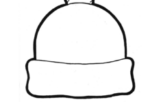 Printable Winter Hat Template Clip Art Library