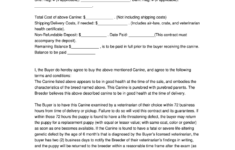 Puppy Health Guarantee Form Fill Out Sign Online DocHub